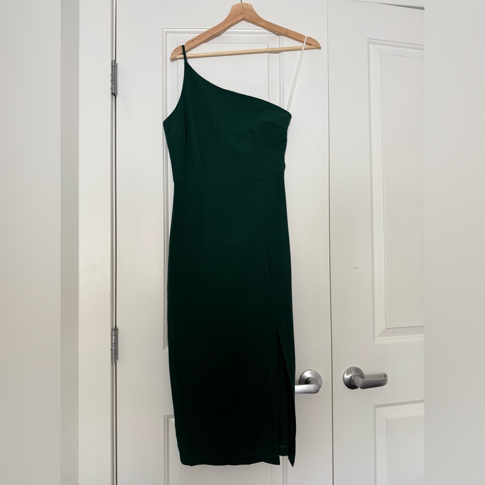 Petal and Pup dark green midi dress.